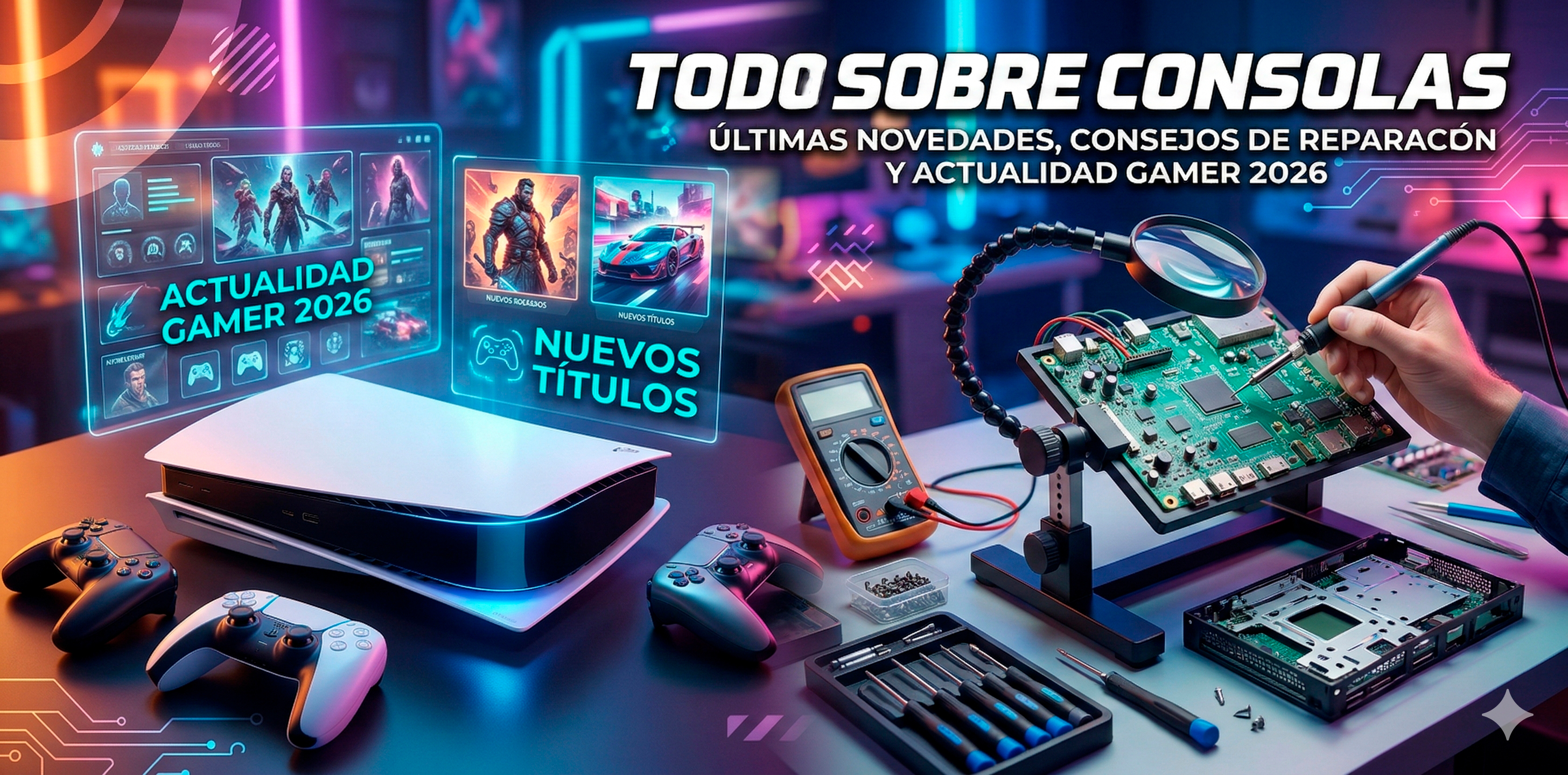 Todo Sobre Consolas: Últimas Novedades, Consejos de Reparación y Actualidad Gamer 2026